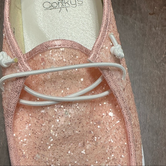 Corkys Sparkly Pink Flats - Picture 3 of 4